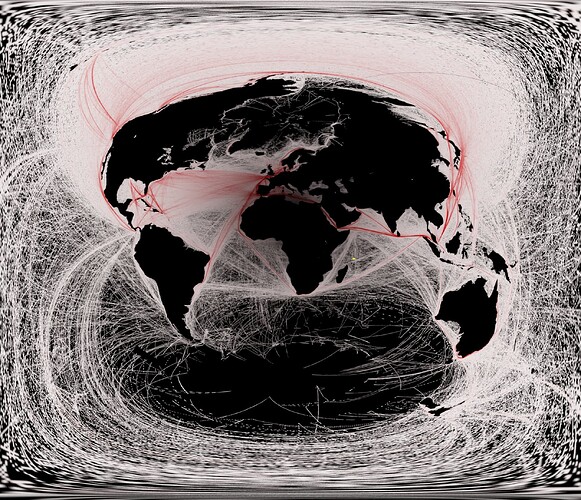 shipping paths