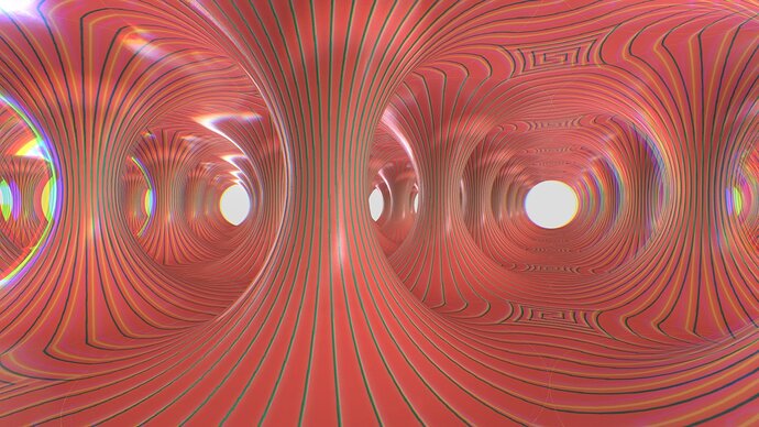 inside of a hyperbolic cave