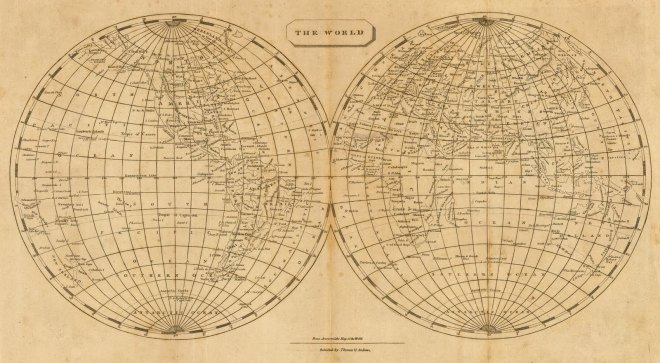 1812 World Map - Low