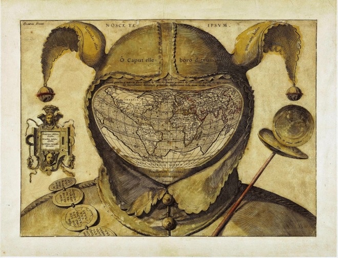 ca.1590 Fool's_Cap_Map_of_the_World - low