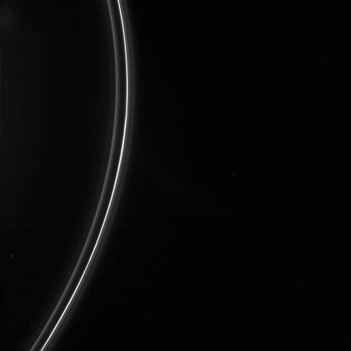 sheperd moon prometheus casini gravitational waves